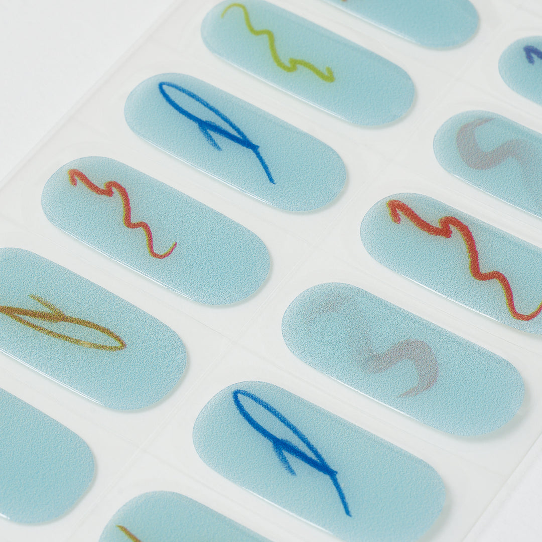 221 Lightning | 貼るだけジェルネイルシール– 7nana