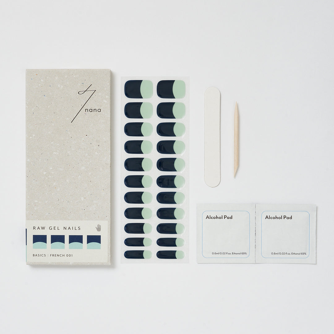 BASICS FRENCH 001 | 貼るだけジェルネイルシール– 7nana