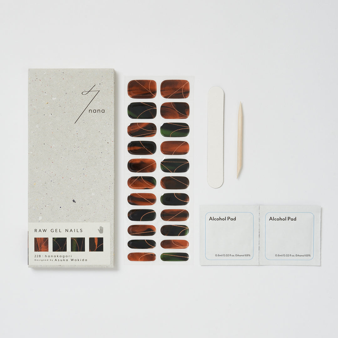 228 hanakagari | 貼るだけジェルネイルシール– 7nana