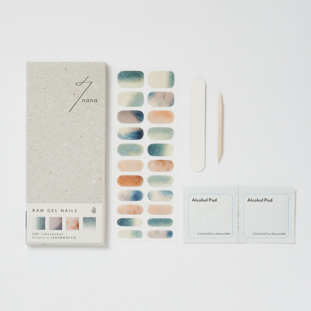 229 ishisekai | 貼るだけジェルネイルシール– 7nana