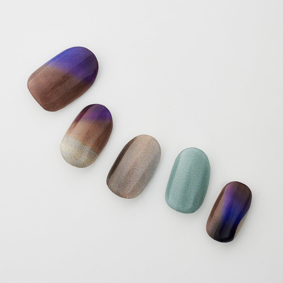 7nana ジェルネイルシール 5点セット ukaとのコラボも注目】「7nana」ジェルネイルシールの秋冬新作が