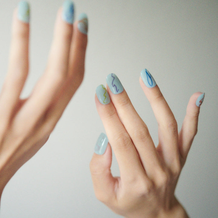 221 Lightning | 貼るだけジェルネイルシール– 7nana